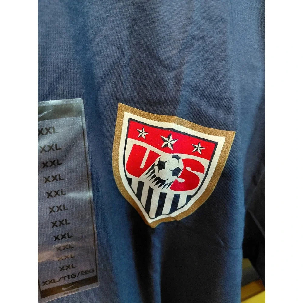 Nike US Soccer National Team Jersey T-Shirt‎ Mens XXL USA Soccer 10 Blue